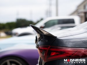 Alfa Romeo Giulia Trunk Spoiler - Carbon Fiber - GTA Style - Scratch & Dent